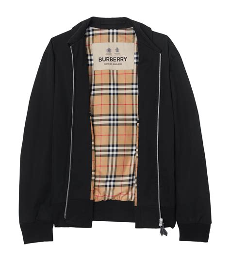 burberry black track jacket|harrods Burberry track jacket.